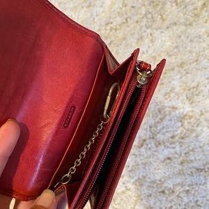 Coach leather wallet